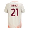 Maglia ufficiale AS Roma Dybala 21 Trasferta 2024-25 per Bambino